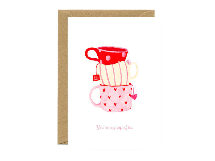 Achat Carte de voeux - Tasses de thé - ATWS