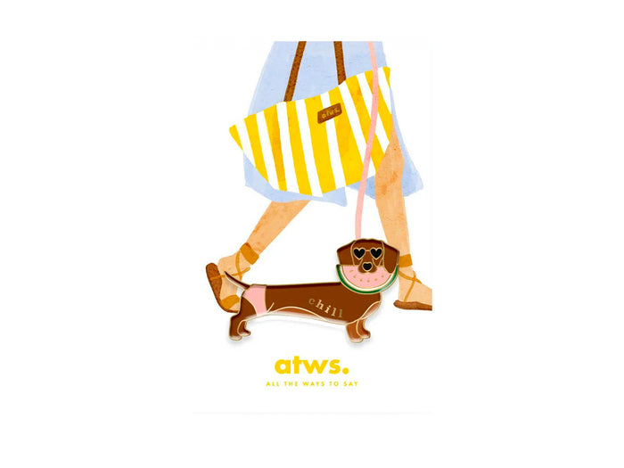 Achat Pin's Chill Doggy Teckel - ATWS