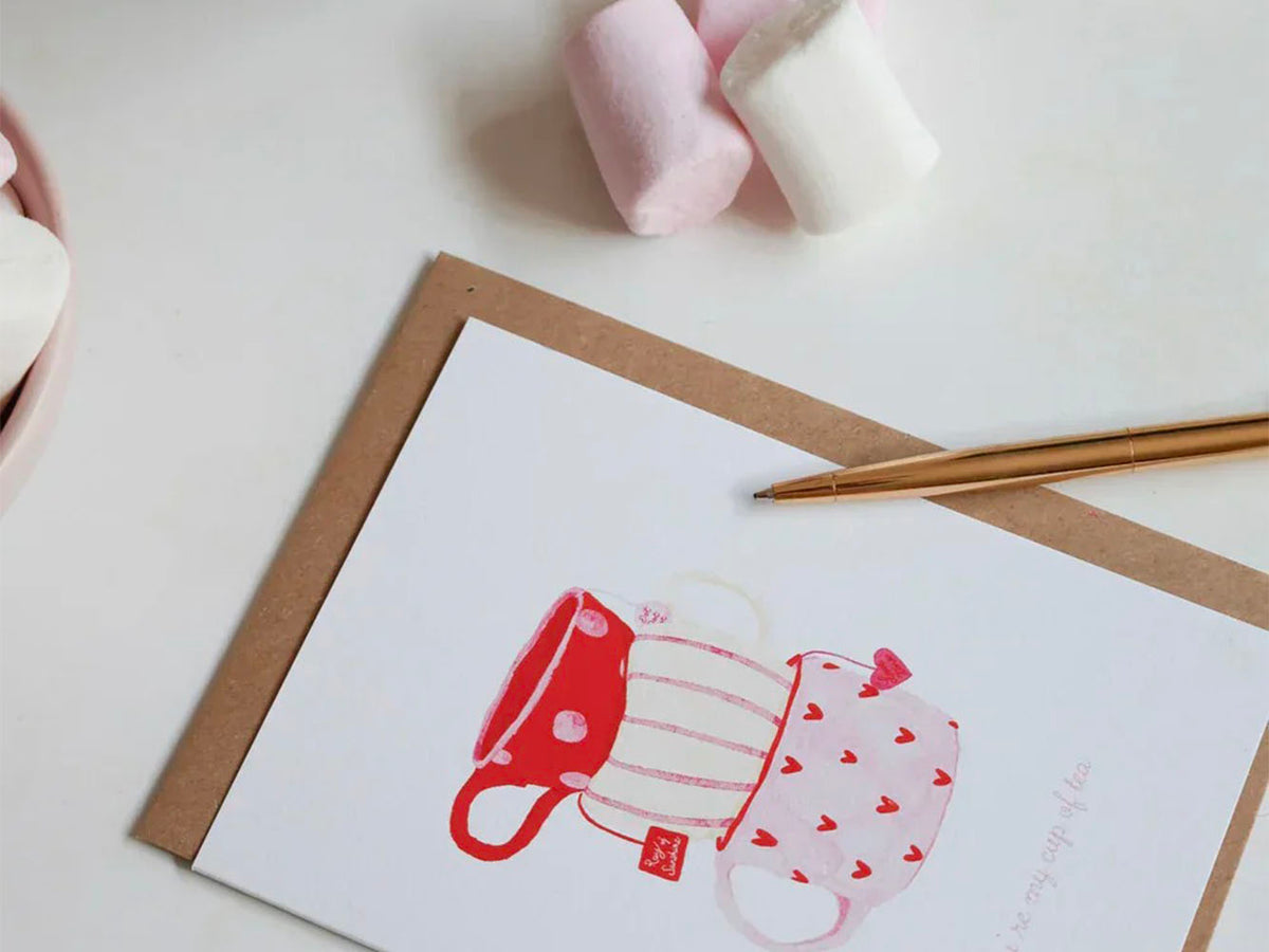 achat Carte de voeux - Tasses de thé - ATWS