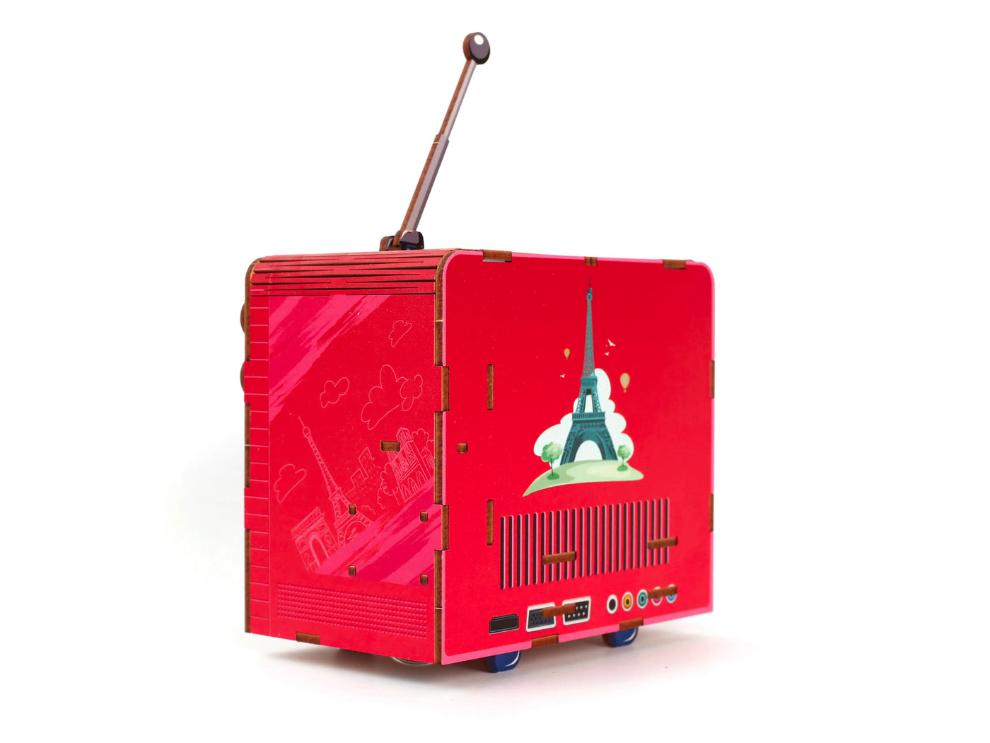 achat Maquette 3D Bois - Tv Paris - Graine Créative
