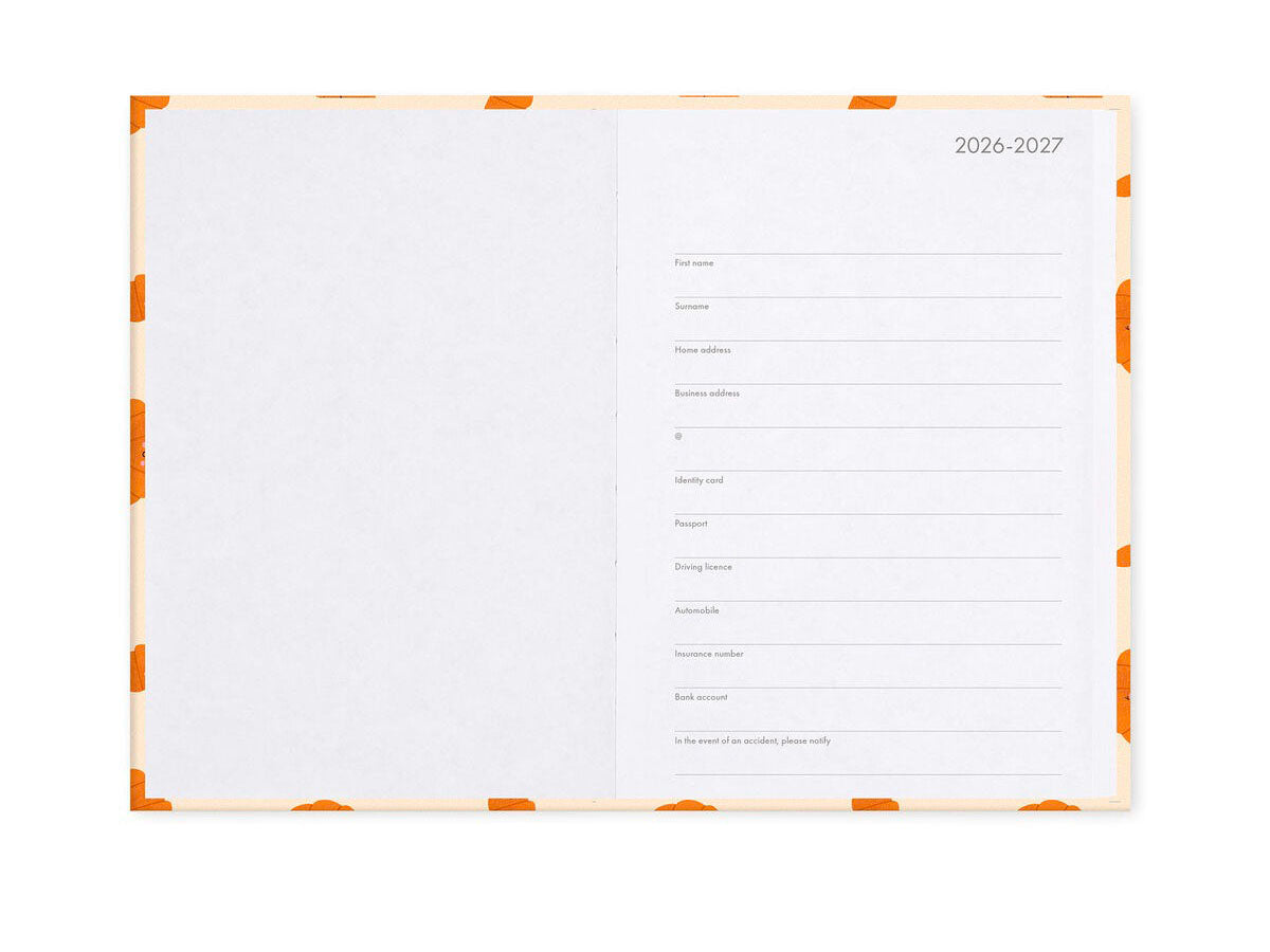achat Agenda "But first " Croissant 2027 - Legami