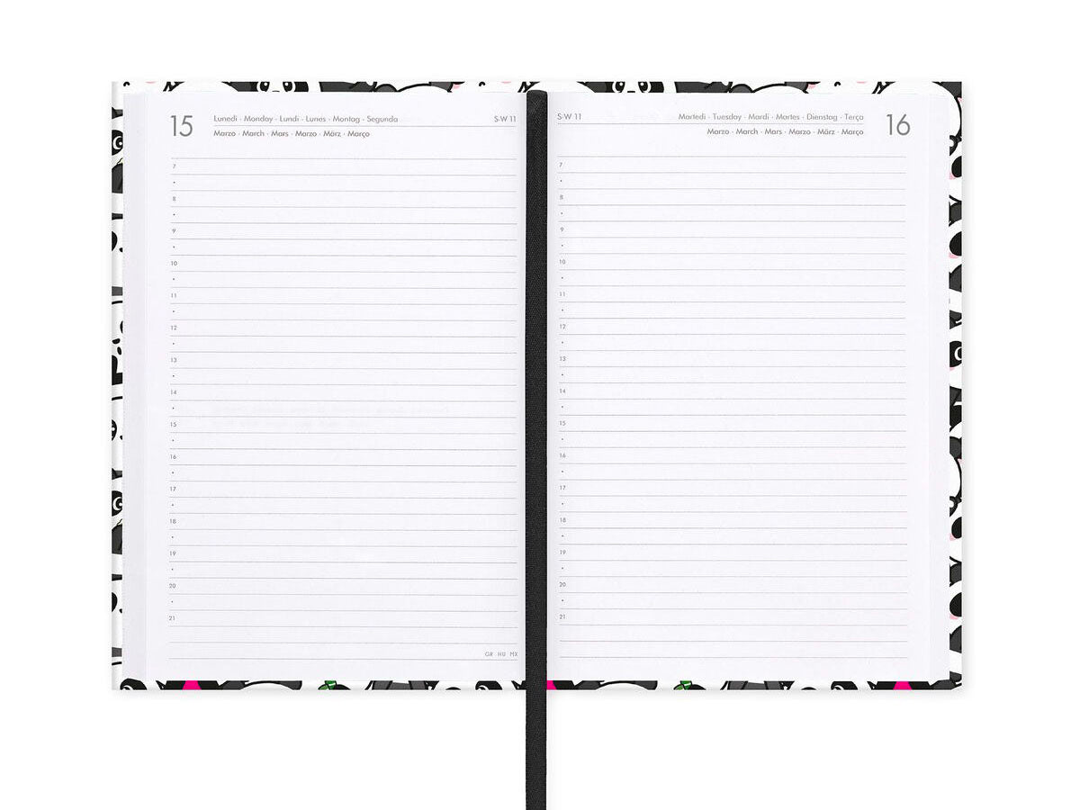 Achat Agenda 2027 Panda "Do less Panda More" - Legami