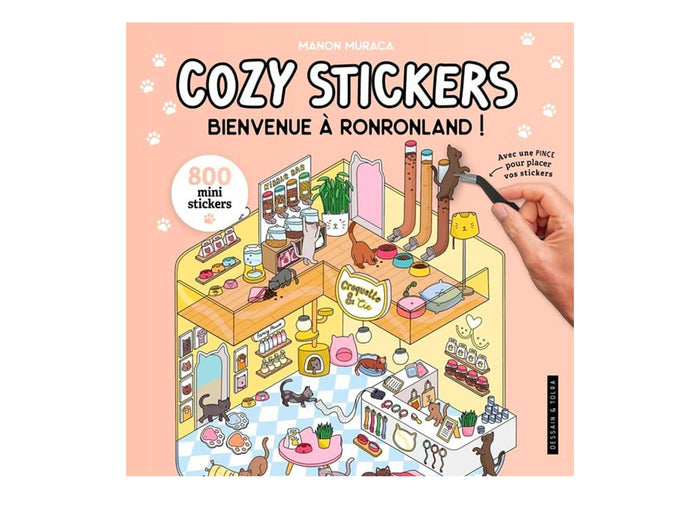 Achat Album avec 800 mini stickers - Bienvenue à Ronronland ! + une pince