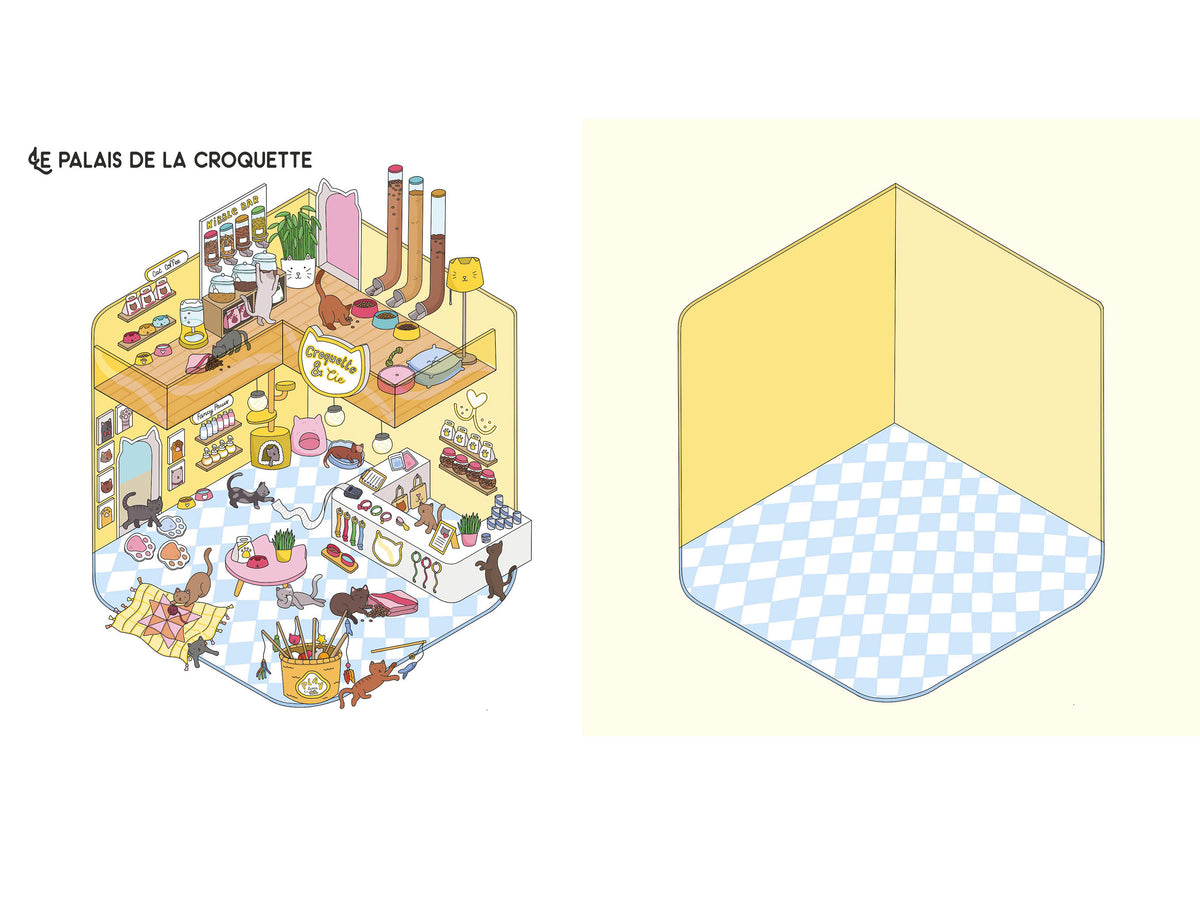 achat Album avec 800 mini stickers - Bienvenue à Ronronland ! + une pince