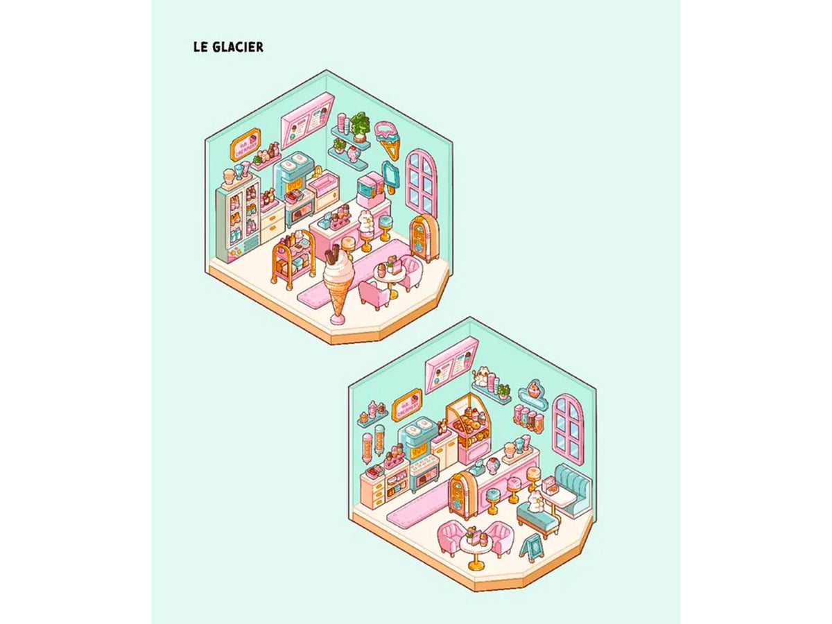 achat Album de 500 stickers repositionnables - Ma ville cosy