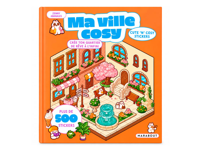 Achat Album de 500 stickers repositionnables - Ma ville cosy