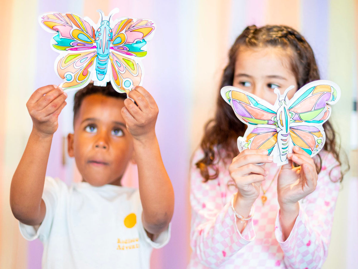 achat Coloriages gonflables Papillons et strass - Ara Créative
