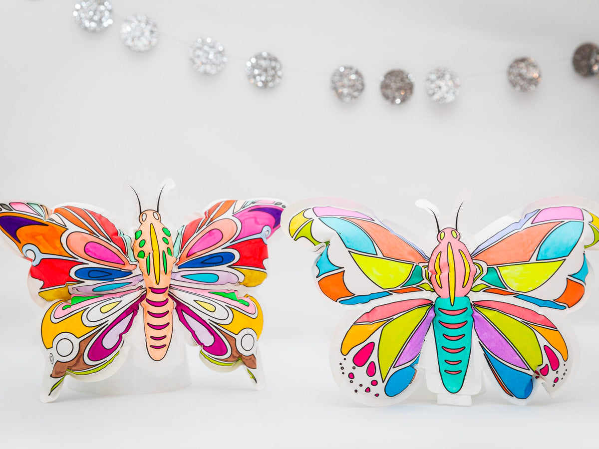 achat Coloriages gonflables Papillons et strass - Ara Créative