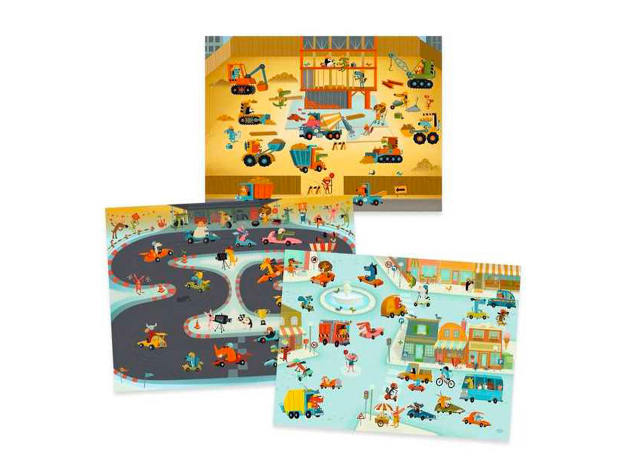 Achat Decalcomanies Asphalte - Djeco