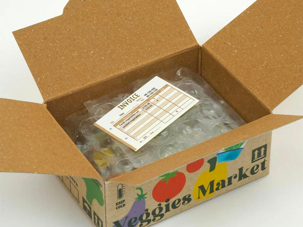 achat Boite d'autocollants décoratifs Veggies Market - Haco Stickers