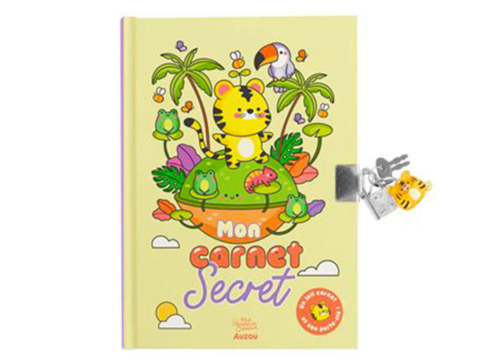 Achat Mon Carnet Secret et son Porte-Clé Tigre - Auzou