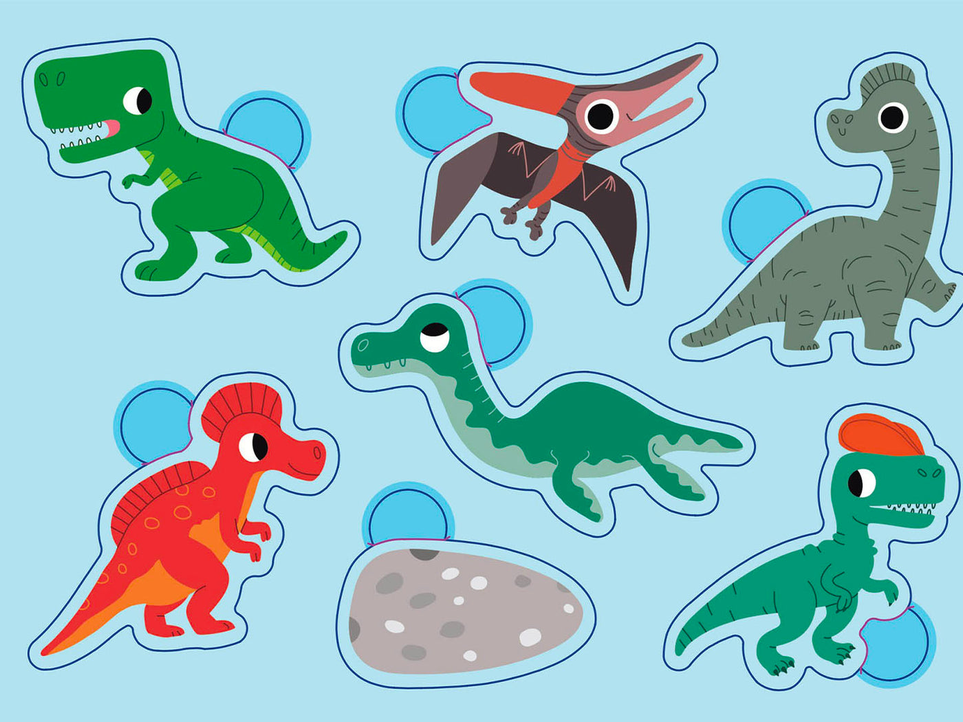 achat Pochette de 100 gommettes - Dinosaures - Auzou