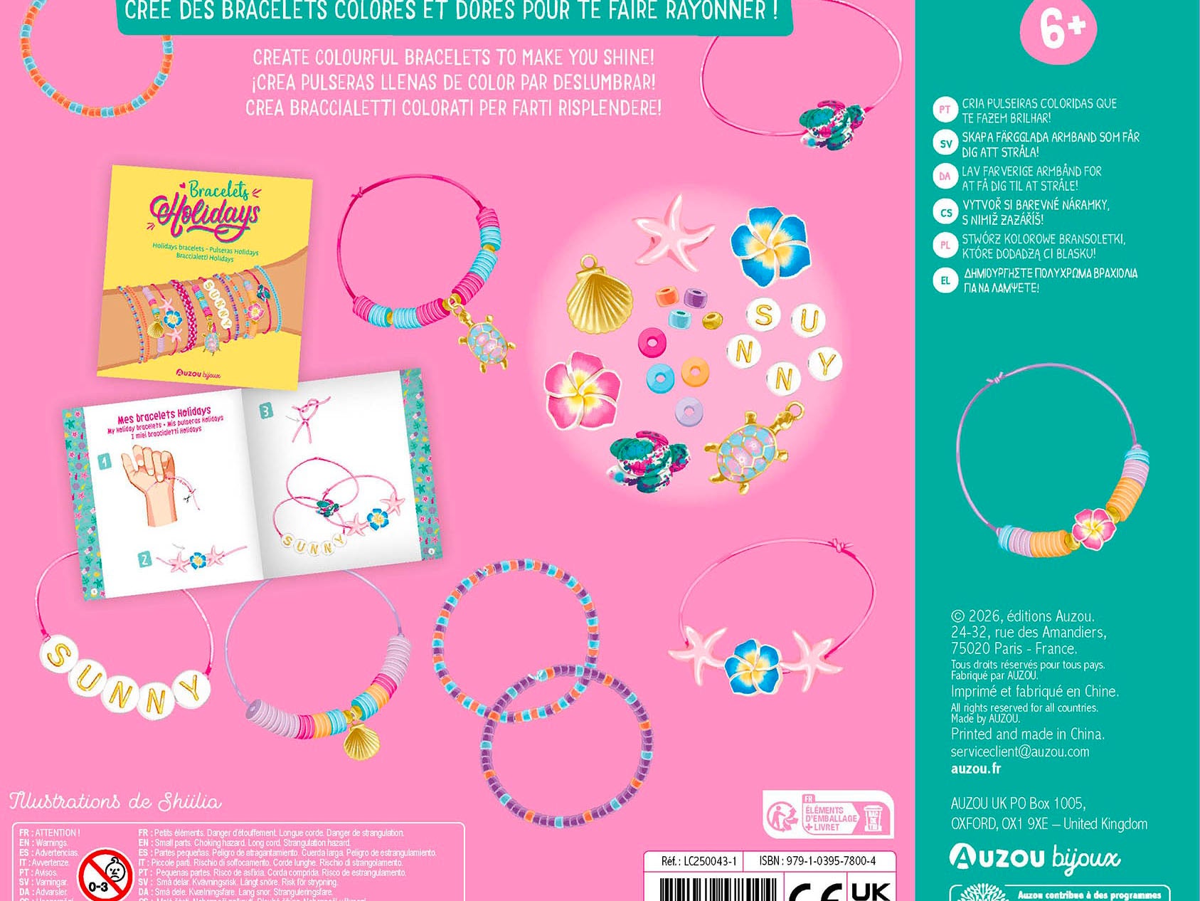 achat Coffret Bracelets Holidays - Auzou
