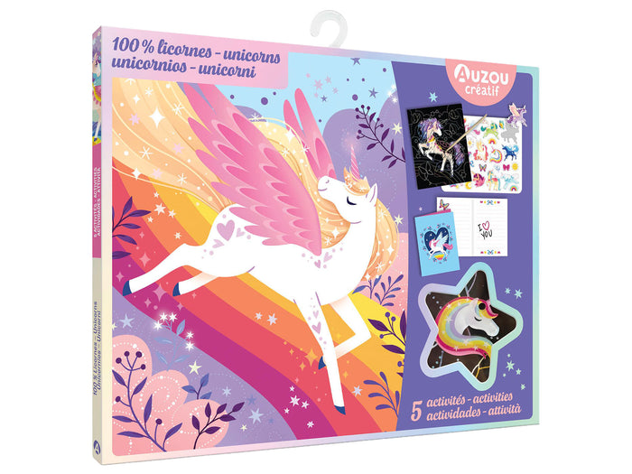 Achat Activités 100% Licornes cartes à gratter - Auzou
