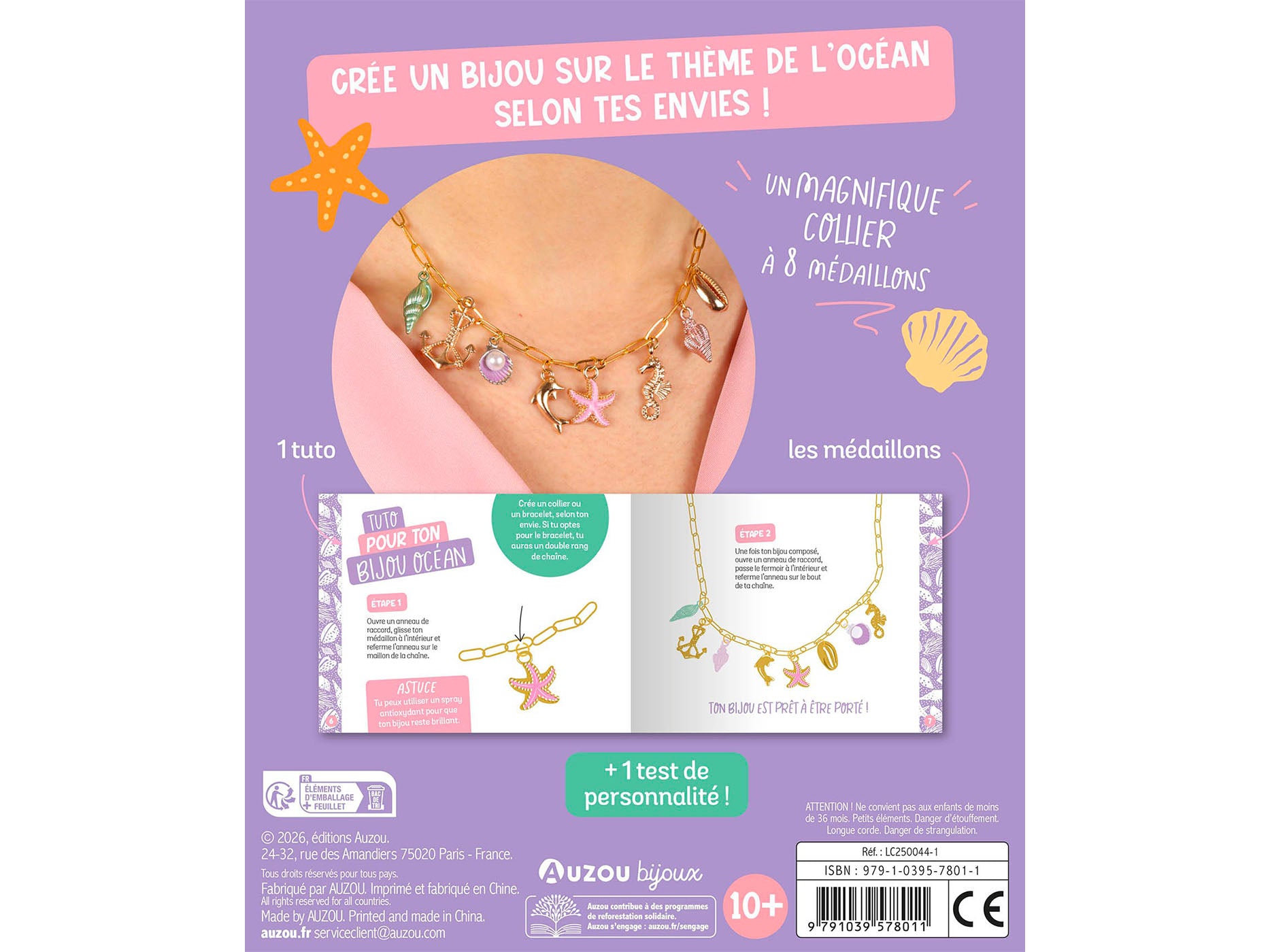achat Coffret Mon Collier à Personnaliser - Auzou