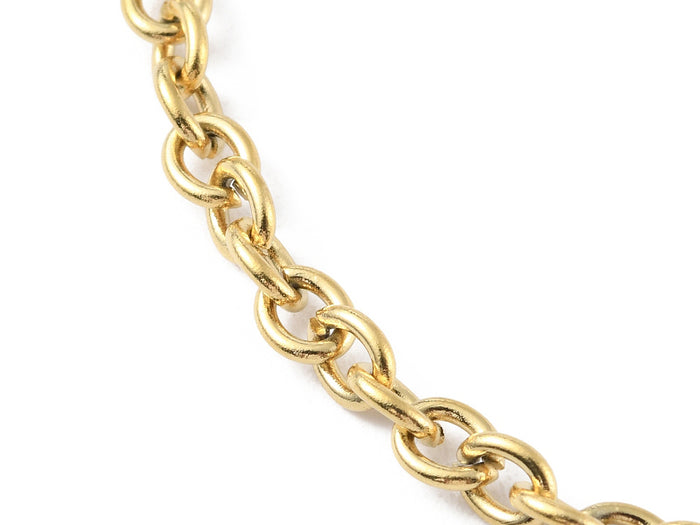Achat Bracelet chaîne câble 16,5 cm - acier inoxydable 304 doré à l’or fin