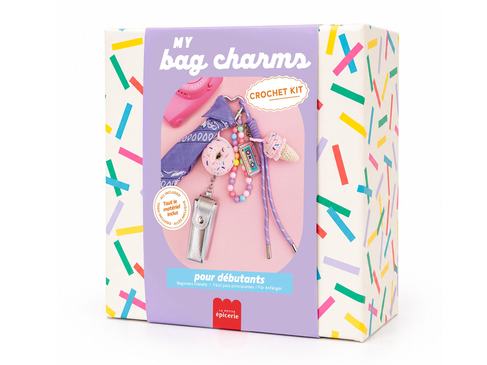 Achat Kit crochet pour débutant - Bag charms - Pop mood