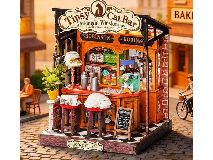 Achat Maquette Bar Tipsy Cat - Robotime