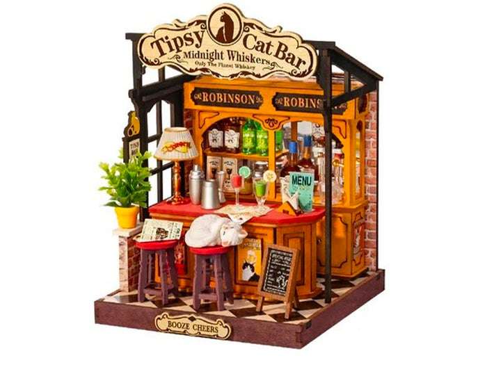 Achat Maquette Bar Tipsy Cat - Robotime