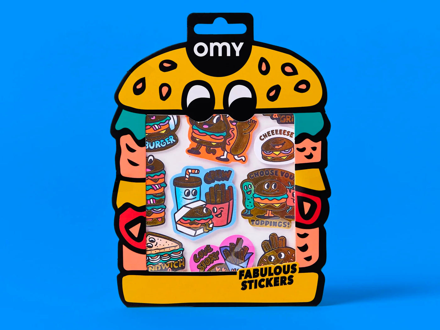 achat Fabulous Stickers Big - Burger - OMY