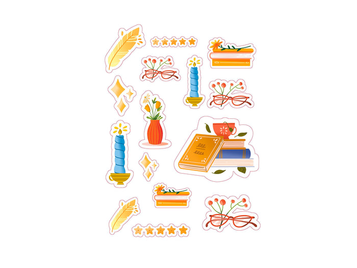 Achat Cahier de stickers - Book Lover + 700 stickers par Eva Corbisier