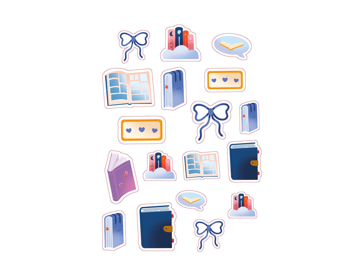 achat Cahier de stickers - Book Lover + 700 stickers par Eva Corbisier