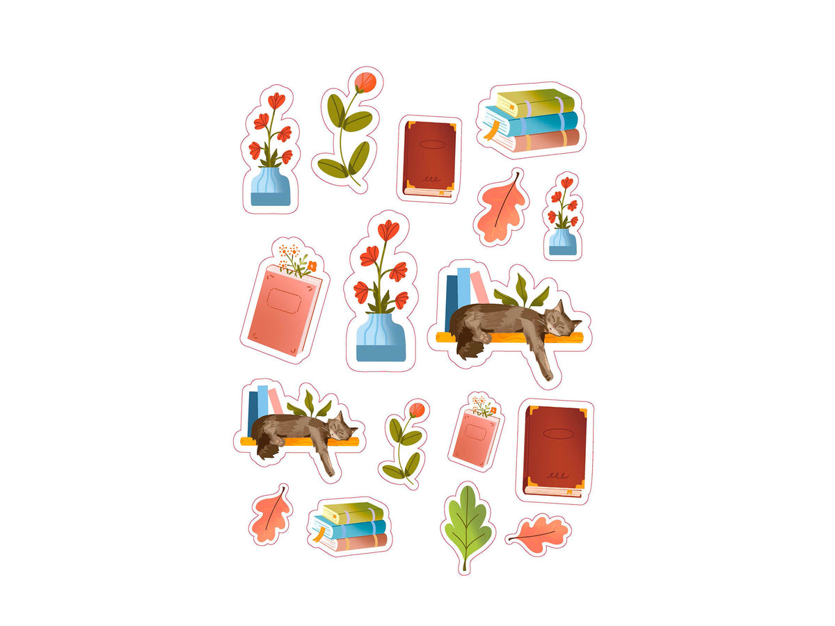 achat Cahier de stickers - Book Lover + 700 stickers par Eva Corbisier