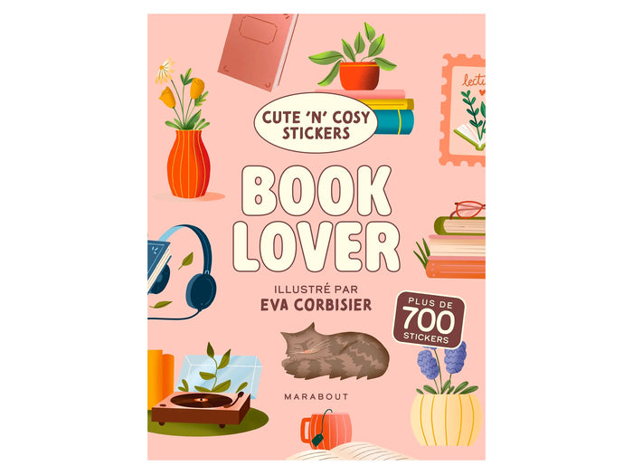 Achat Cahier de stickers - Book Lover + 700 stickers par Eva Corbisier