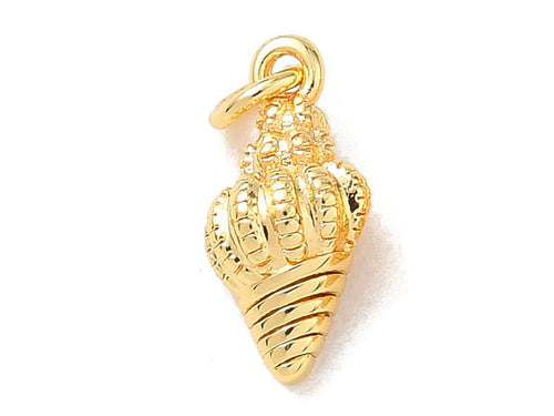 Achat Breloque coquillage conche doré 18K