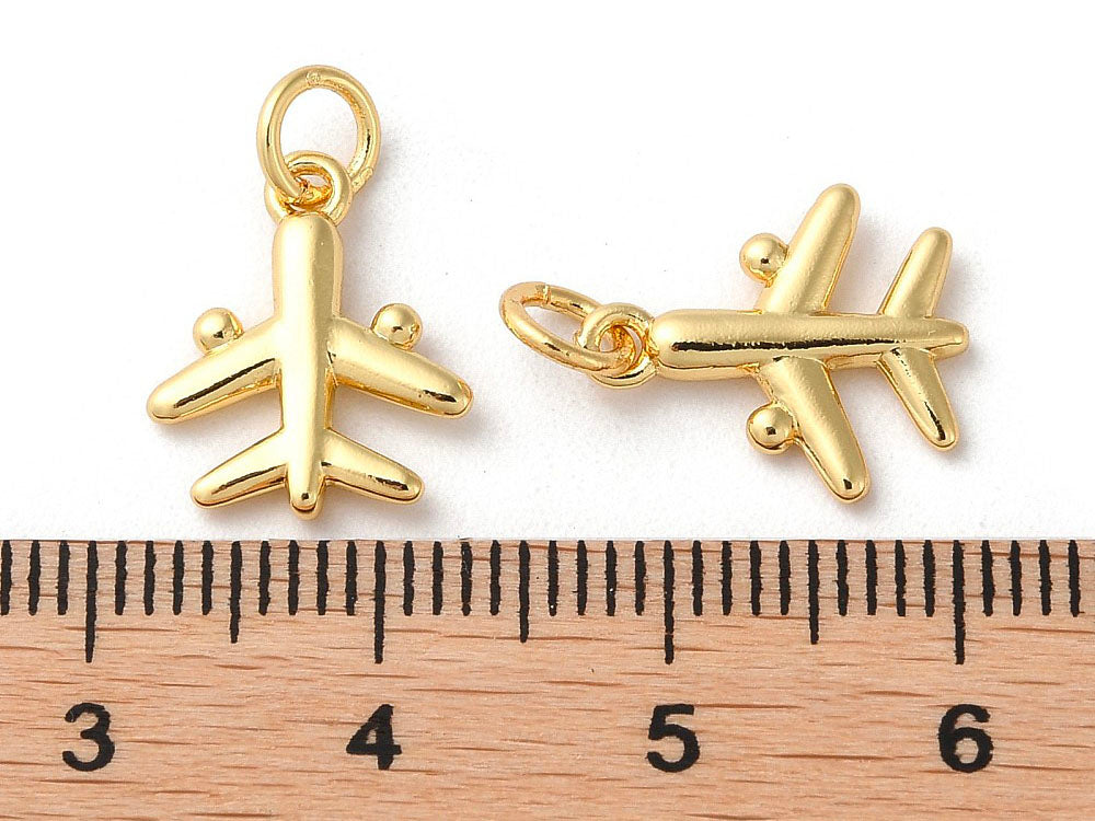 achat Breloque Avion doré à l'or fin