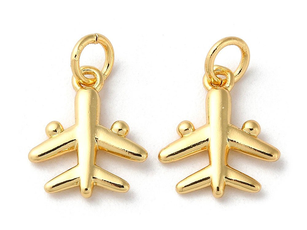 achat Breloque Avion doré à l'or fin