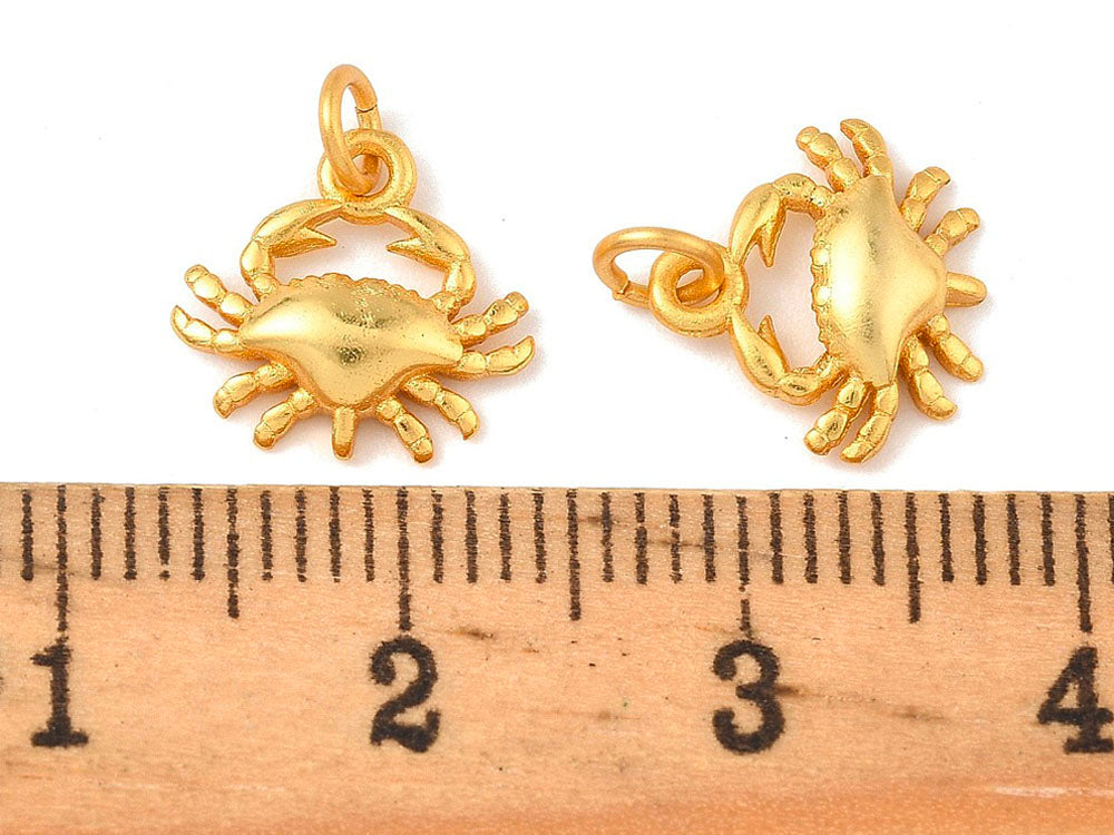 achat Breloque Crabe doré à l'or fin 24K