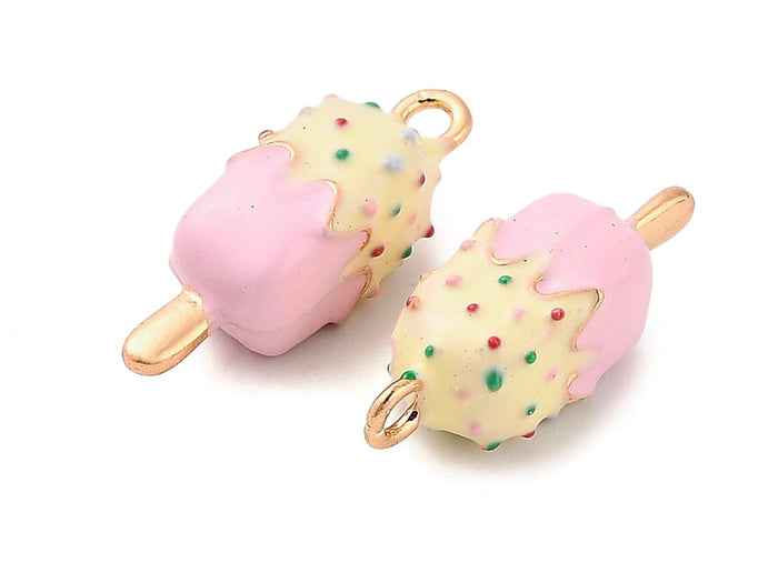 Achat Breloque esquimau glacé émail et or 18k