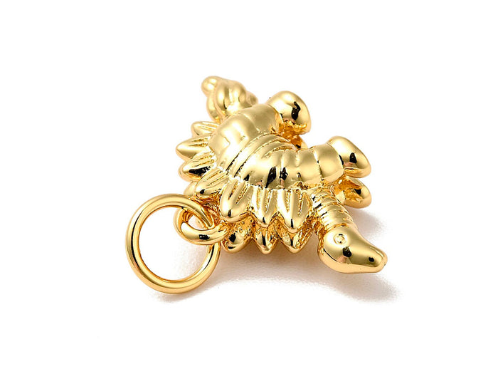 Achat Breloque Dinosaure Stegosaure doré à l'or fin 18K