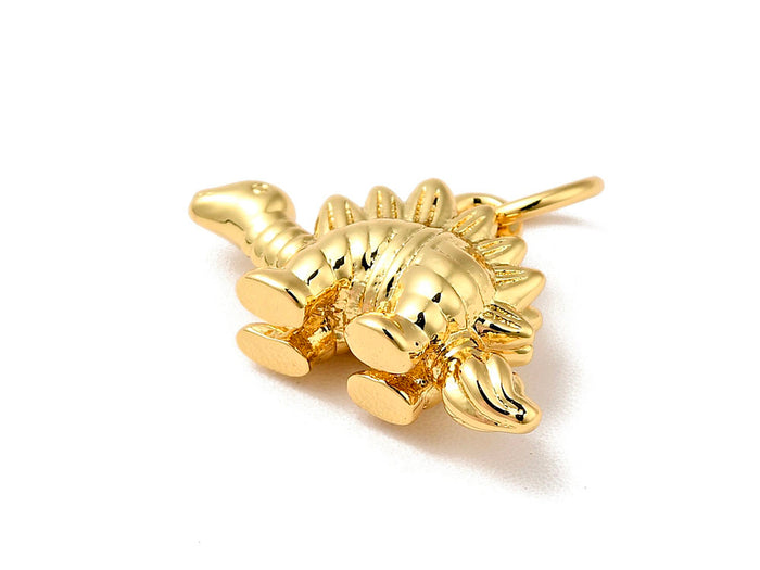 Achat Breloque Dinosaure Stegosaure doré à l'or fin 18K