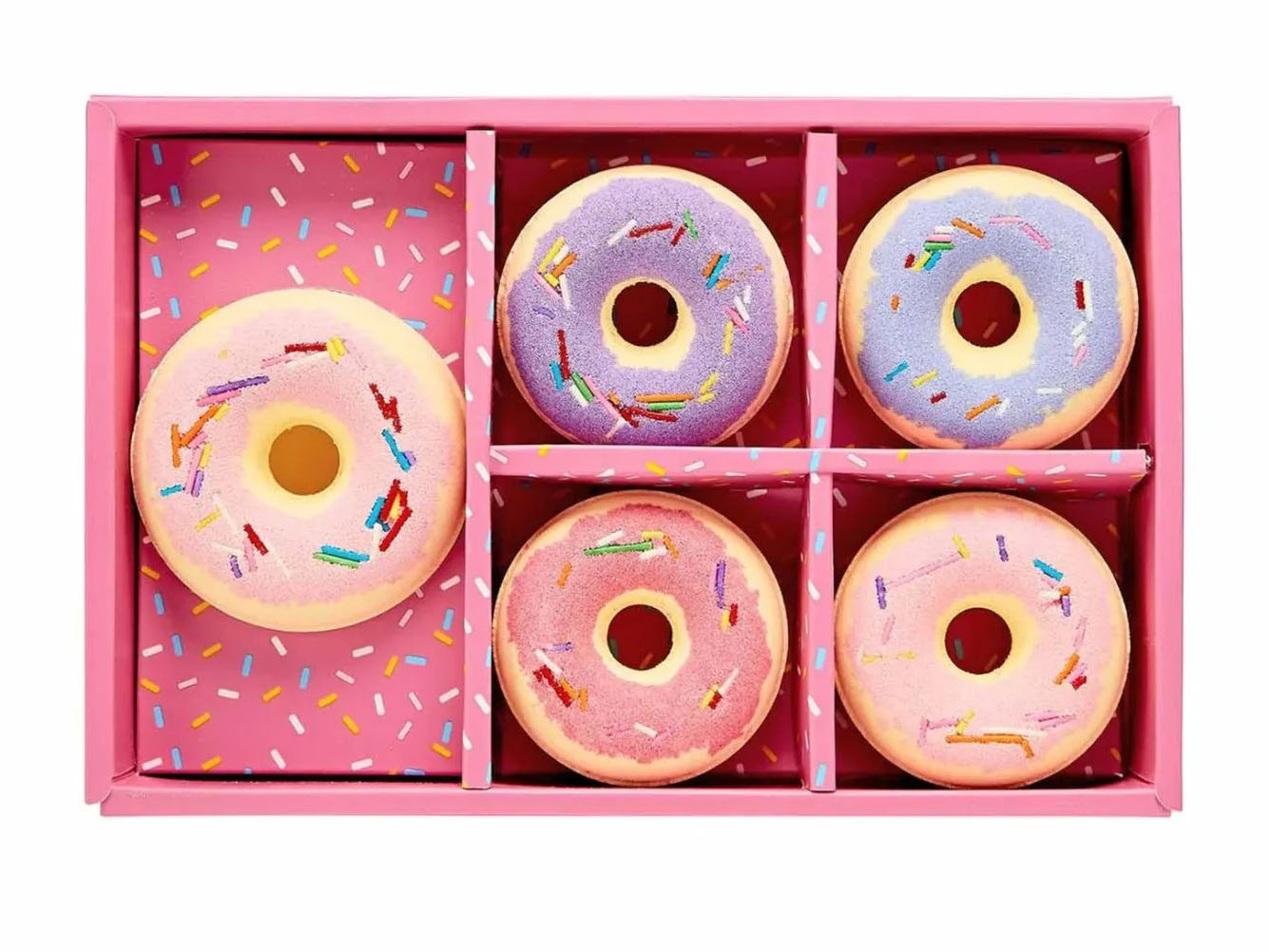 achat Coffret 5 Bombes de bain Sweetea Donuts - Bubble Tea