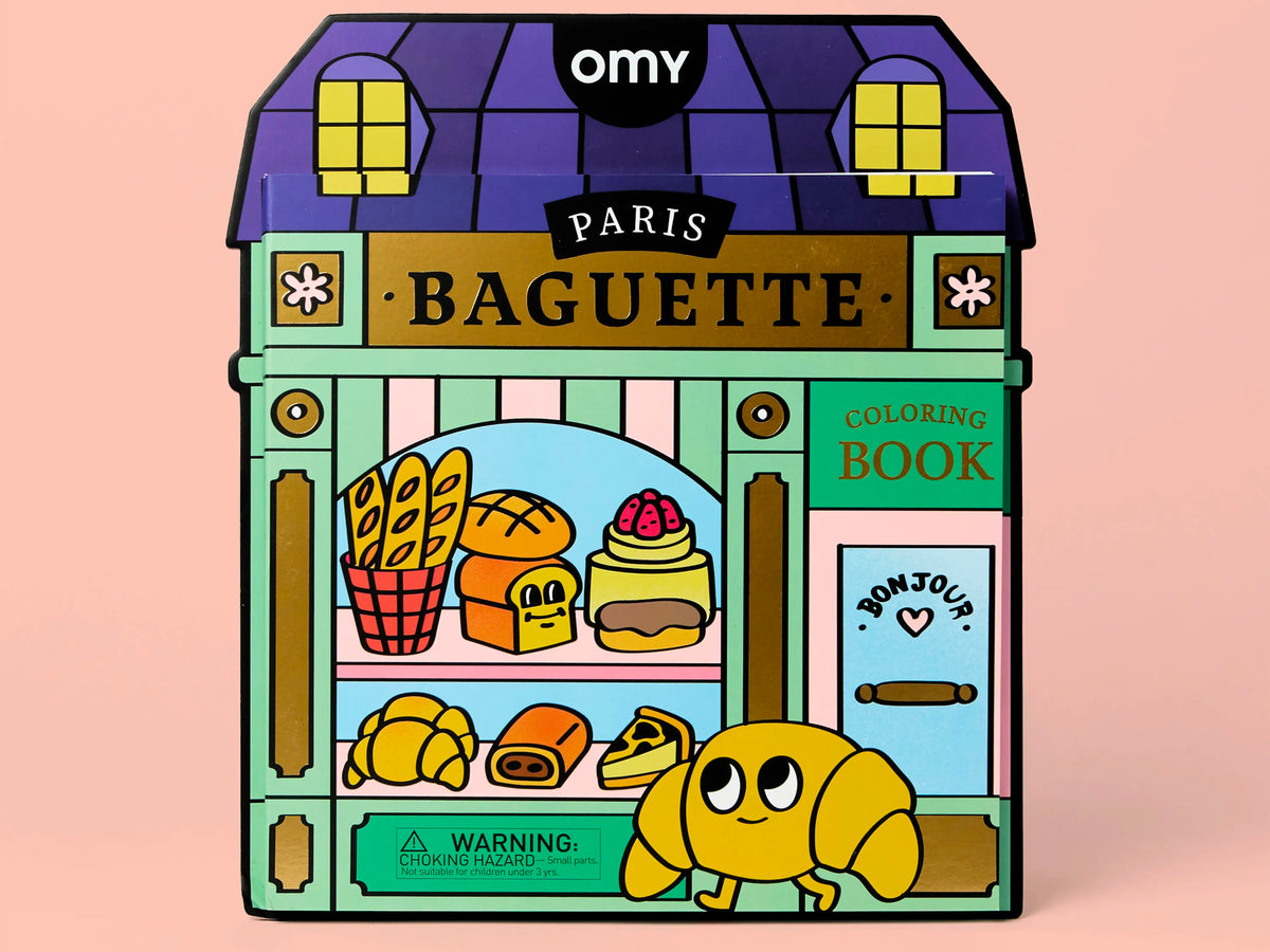 achat Cahier de coloriage Boutique - French Baguette - OMY