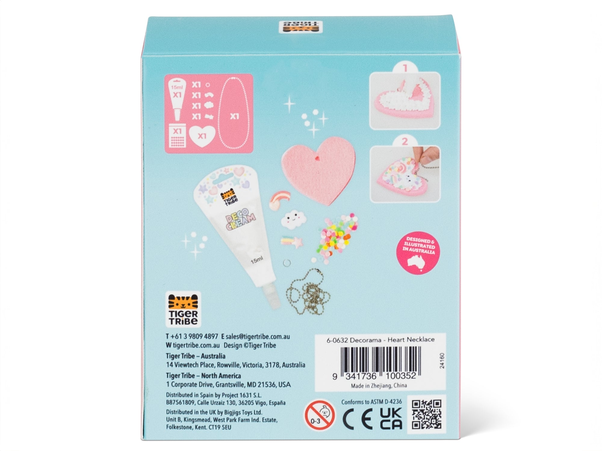 Kit création de bijoux Decorama - collier coeur