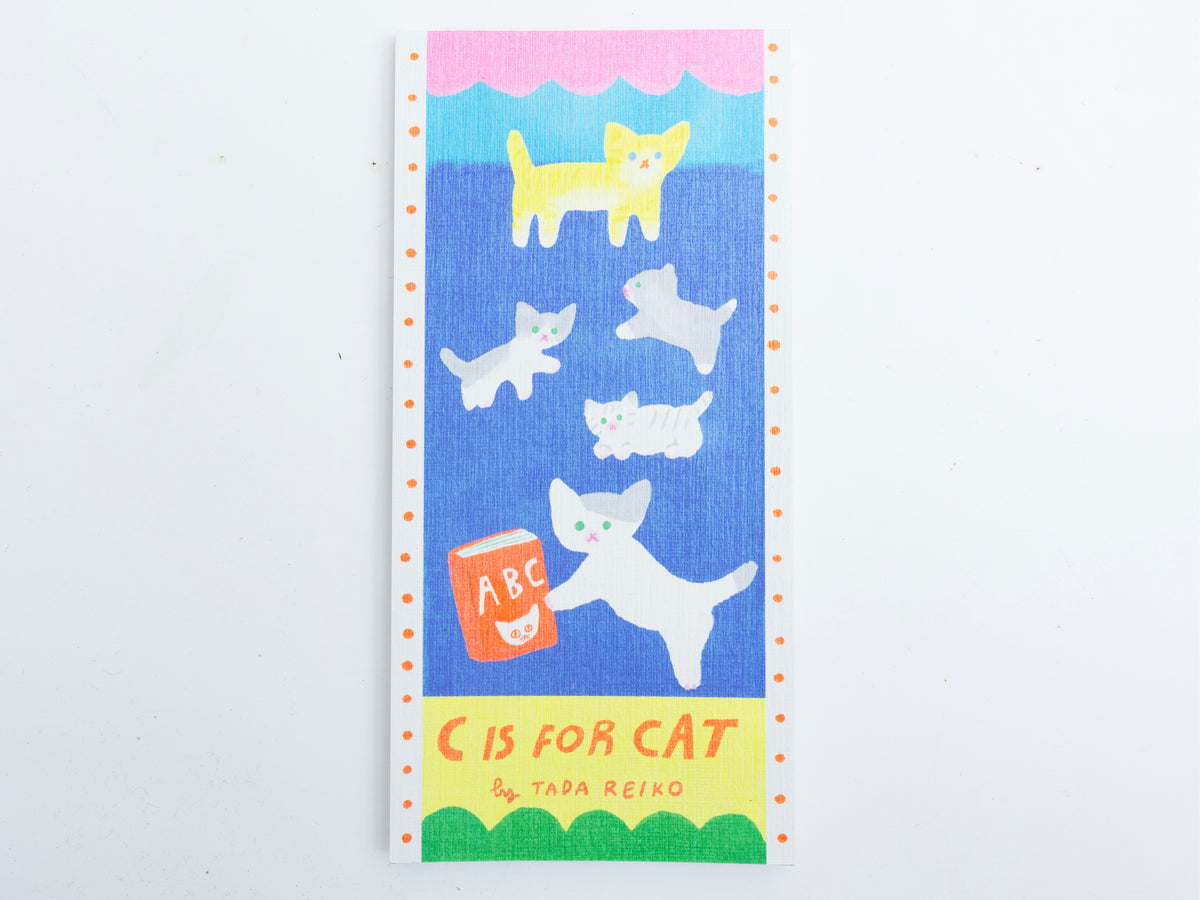 achat Bloc de papier illustrés Reiko Tada C is for cat