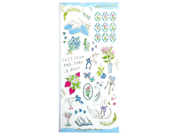 Achat Stickers romantiques - cygne