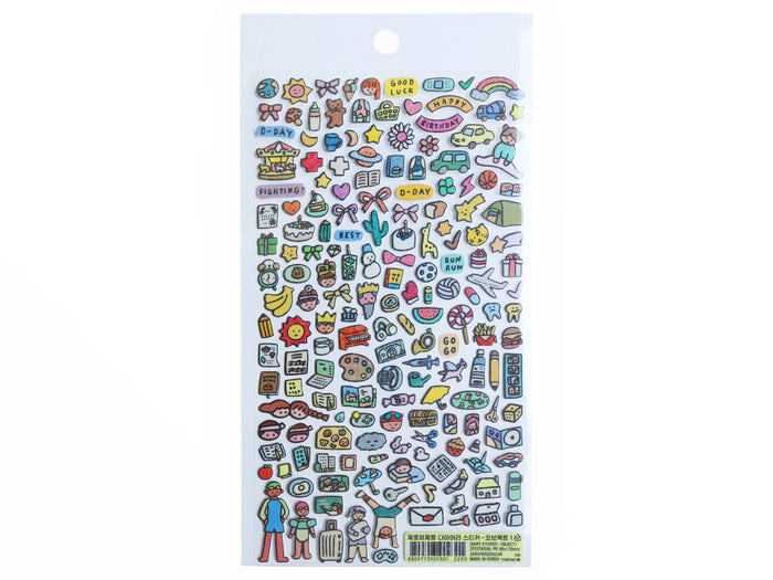 Achat Stickers pour planner Petits bonheur - Zero per zero