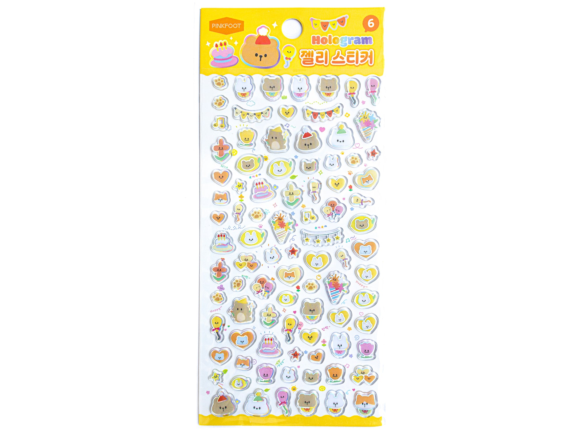Achat Mini stickers épais coréens - patte de chat