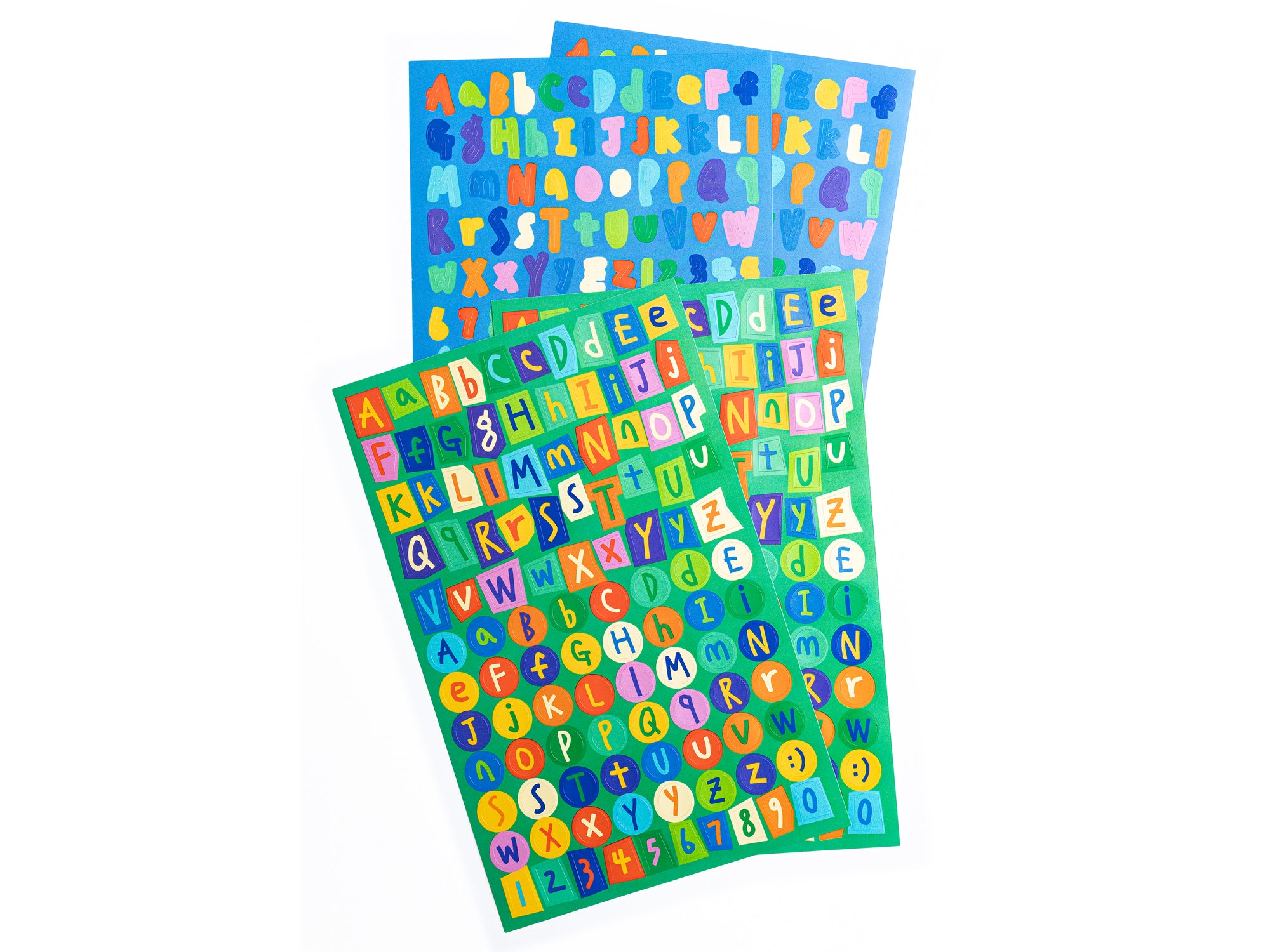 Achat Stickers lettres alphabet multicolore
