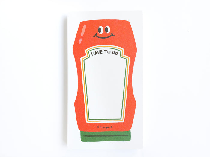 Achat Bloc-notes ketchup