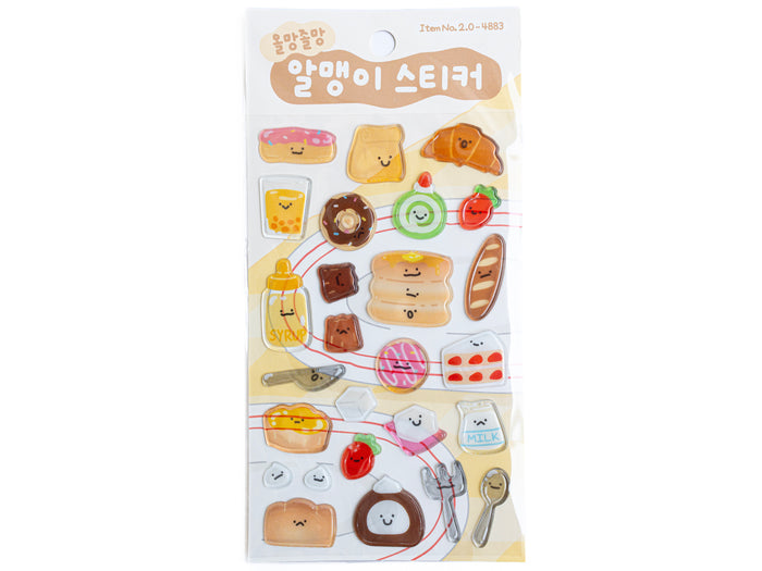 Achat Stickers vinyle épais - food