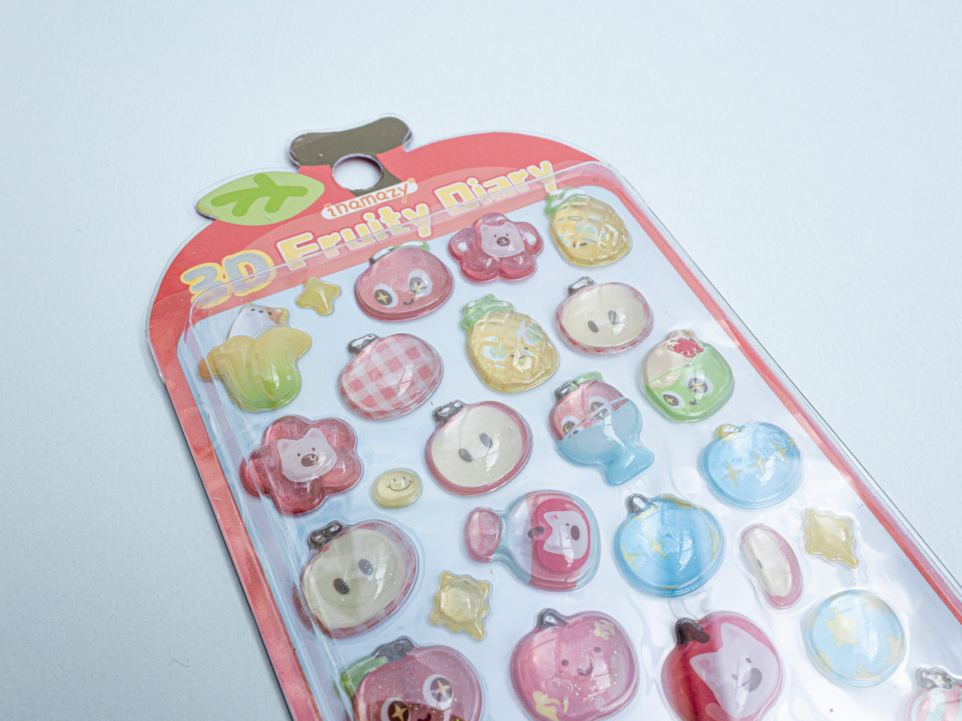 achat Stickers 3D Fruity Diary - pomme