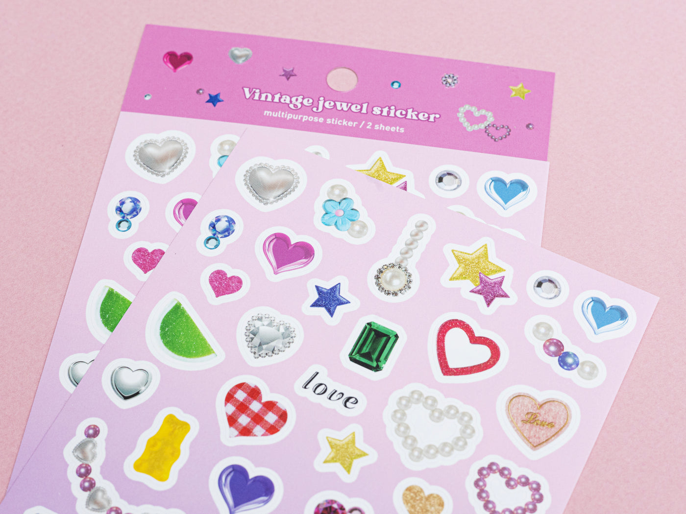 achat Stickers vintage jewel