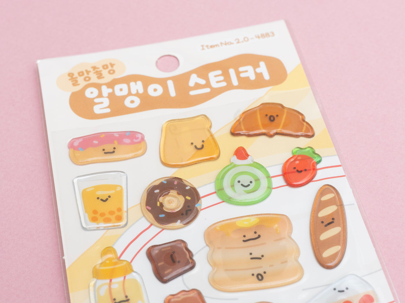 achat Stickers vinyle épais - food