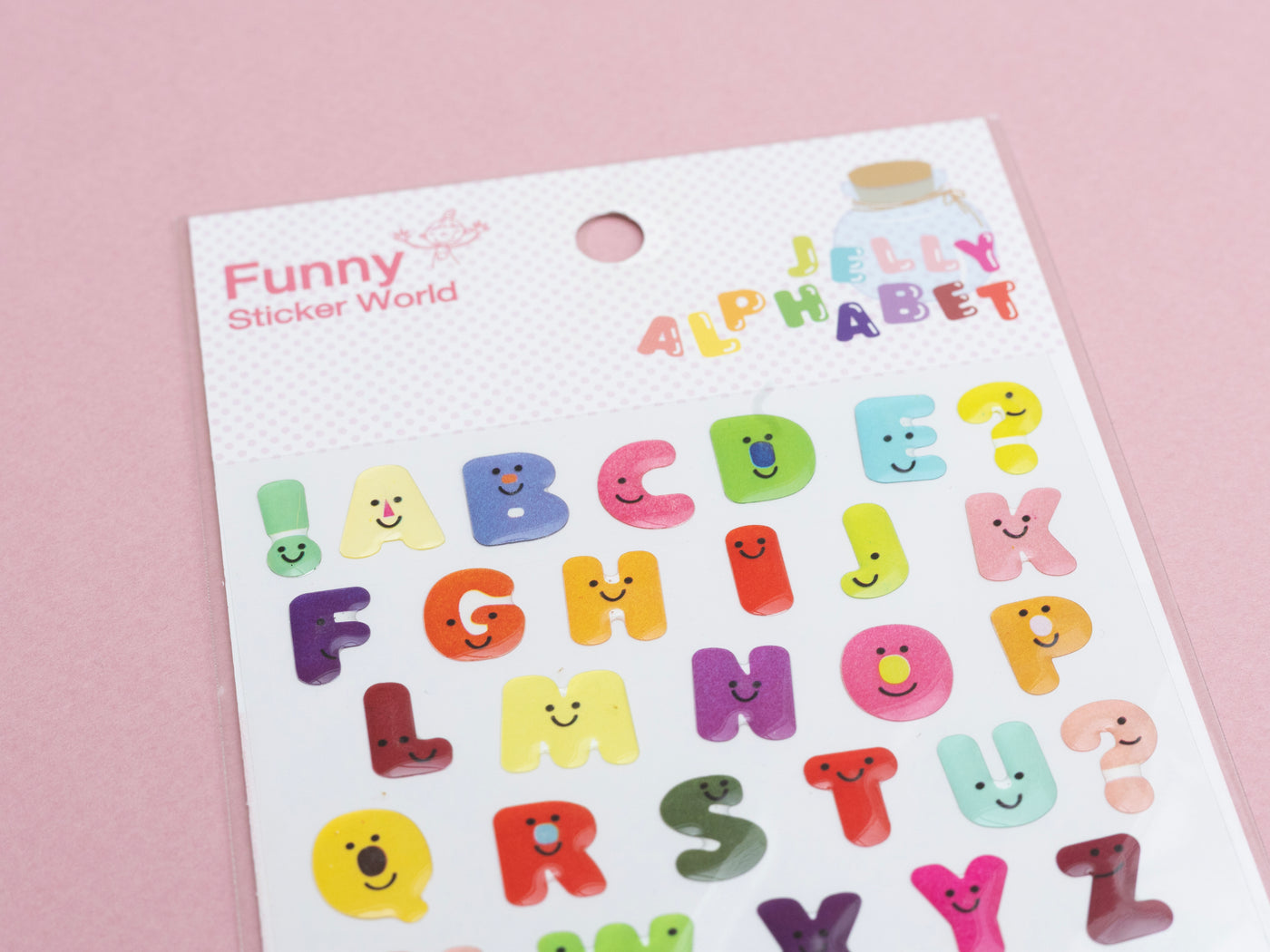 achat Stickers alphabet Jelly