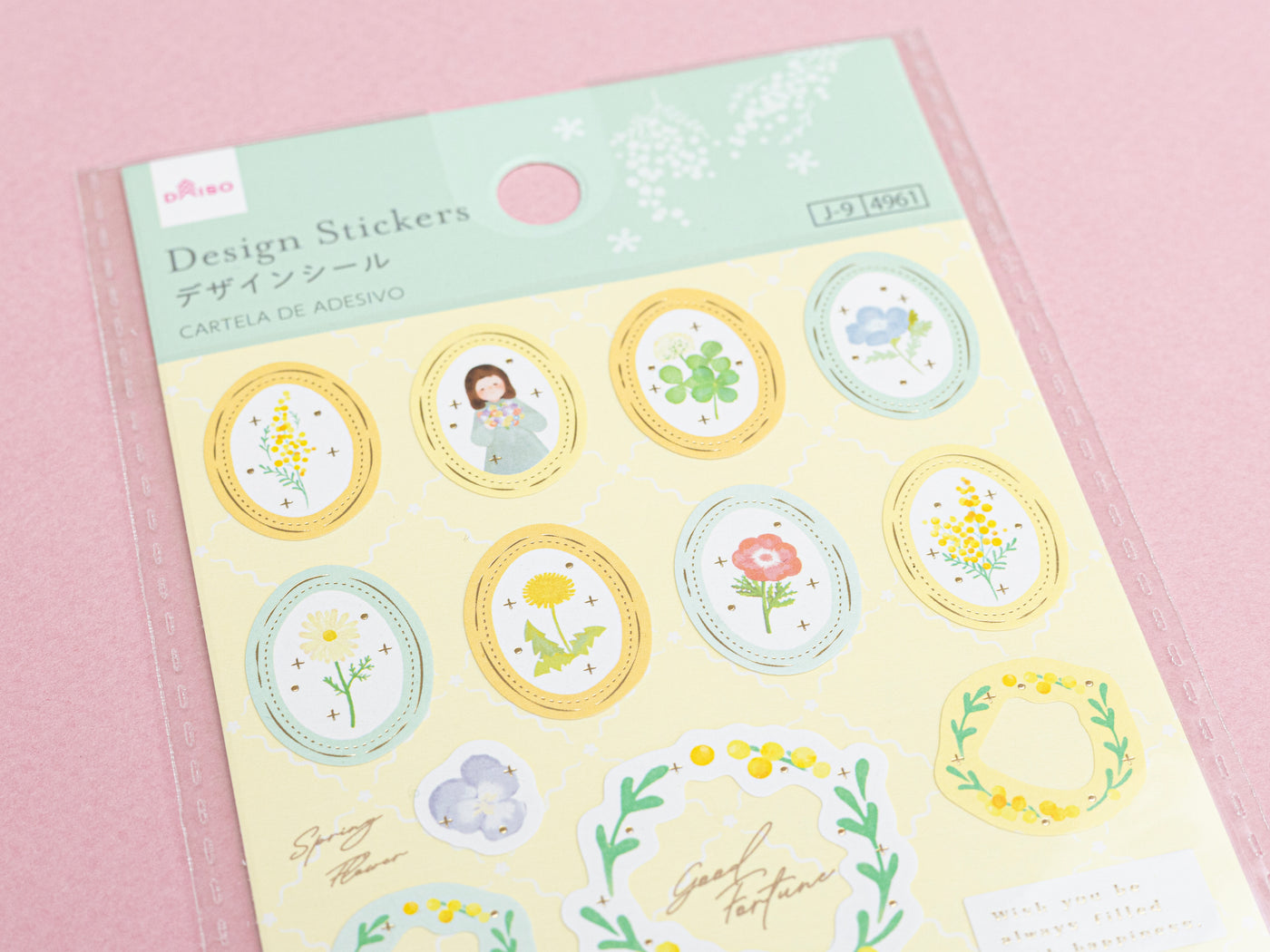 achat Stickers design motif mimosa